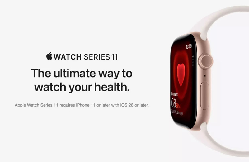 Apple Watch Series 11 đã ra mắt chính thức vào ngày 9/9/2025