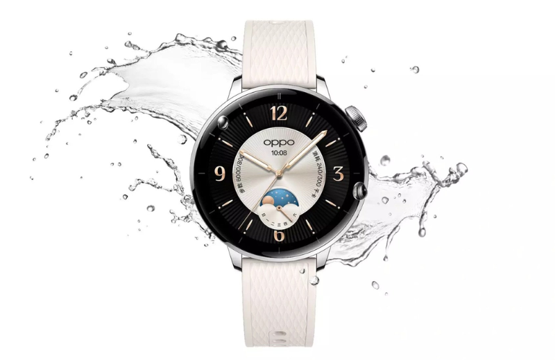 OPPO Watch X2 Mini sở hữu mặt đồng hồ hình tròn 43.2 mm 