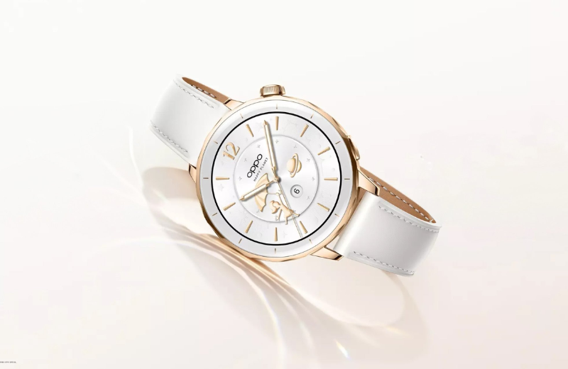 OPPO Watch X2 Mini sở hữu mặt đồng hồ hình tròn 43.2 mm 