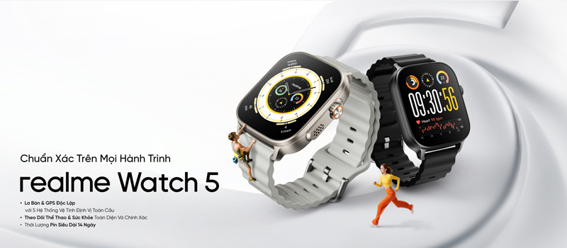 realme Watch 5 ra mắt
