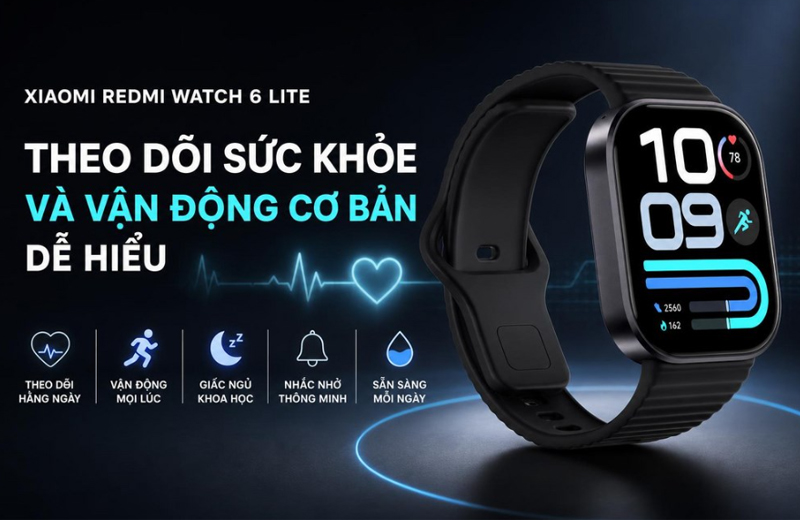 Hỗ trợ theo dõi sức khỏe và vận động hằng ngày