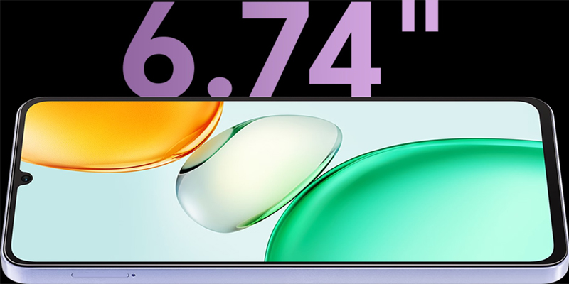 màn hình HONOR FullView với kích thước 6.74 inch