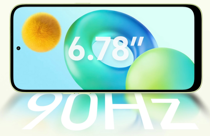Màn hình chính 6,78 inch 90Hz, đạt độ sáng 600 nits
