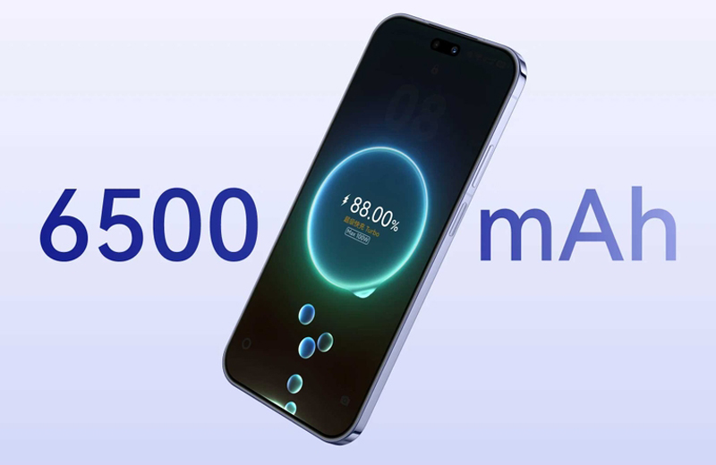 Pin 6.500mAh, sạc nhanh 100W
