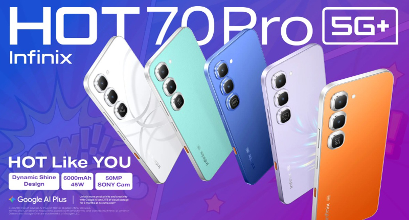 Infinix Hot 70 Pro chính thức ra mắt toàn cầu