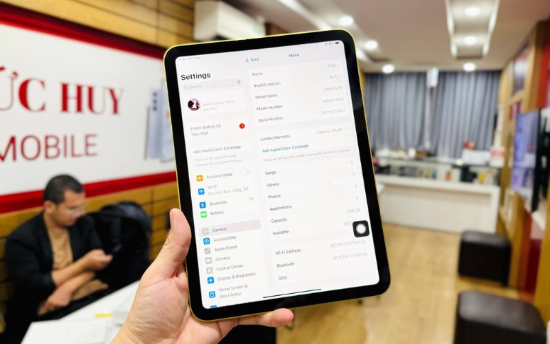 iPad Gen 11 5G được trang bị chip A16 Bionic