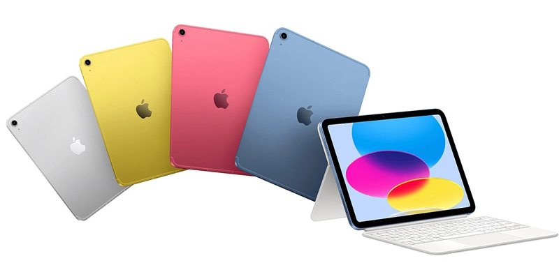 iPad Gen 11 có 4 màu: bạc, xanh dương, hồng và vàng