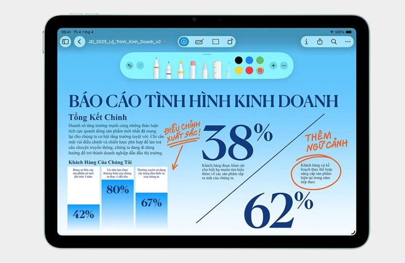 iPadOS 26 với ngôn ngữ Liquid Glass mới lạ