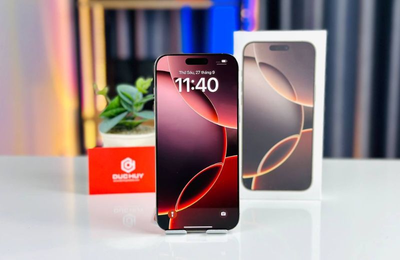 giá bán iphone 16 pro max 512gb cũ tại đức huy mobile 