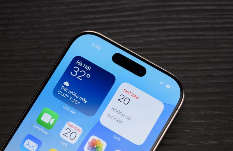 màn hình iphone 16 pro cũ chất lượng 4k 
