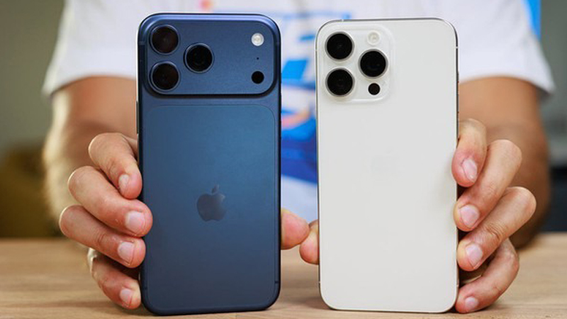 iPhone 17 Pro Max có cụm camera nằm theo chiều ngang