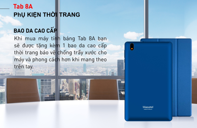 Masstel Tab 8A thiết kế tiện dụng