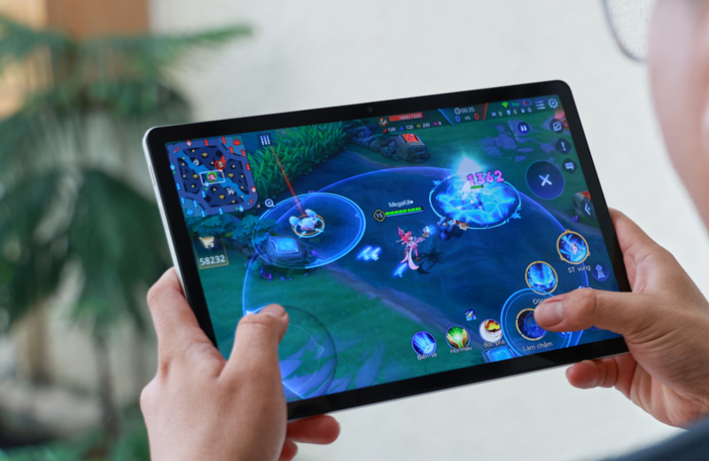 Chip Helio G100 trên Pad SE 4g mang lại hiệu năng ổn định cho các tác vụ như lướt web