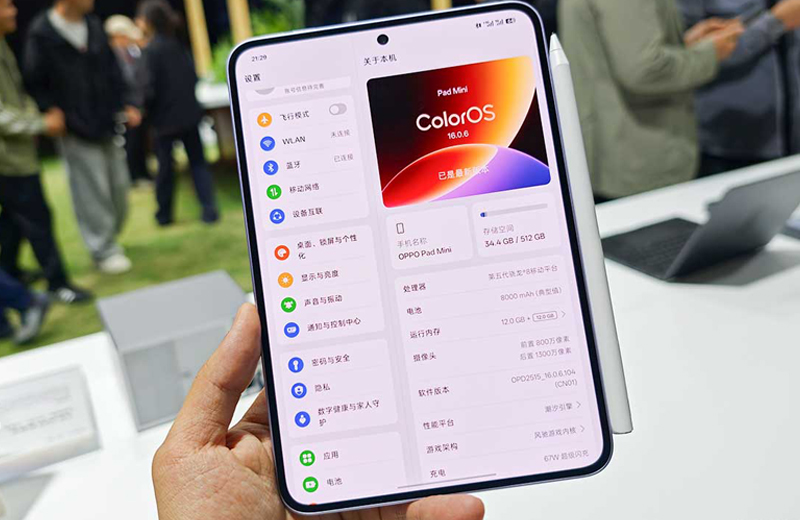 cài đặt sẵn ColorOS 16 dựa trên Android 16