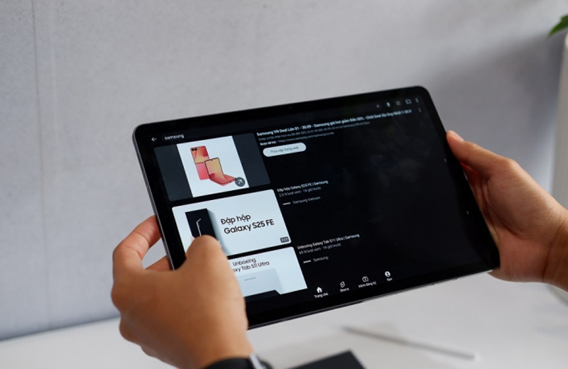 Samsung Galaxy Tab S11 sở hữu viên pin lớn lên đến 8.400 mAh