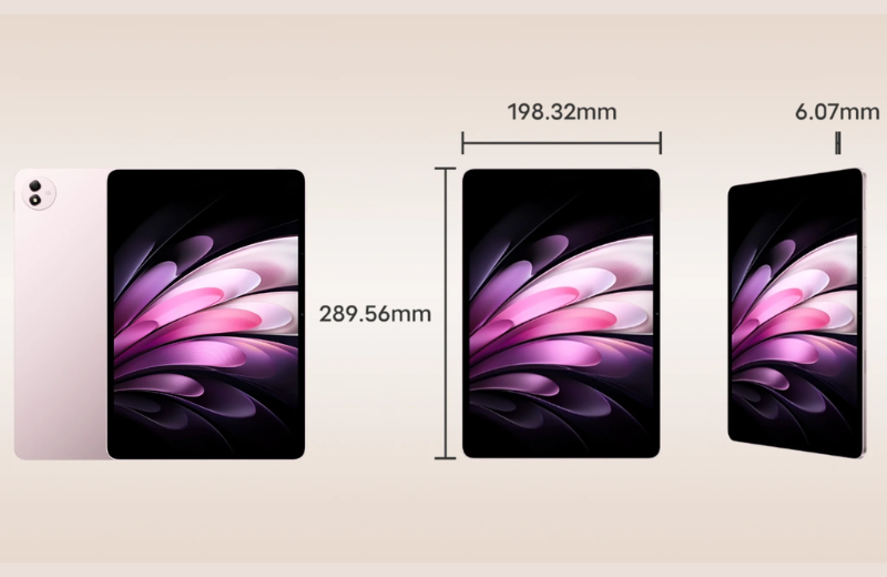 Vivo Pad 5 Pro thiết kế vuông vức sang trọng và ấn tượng
