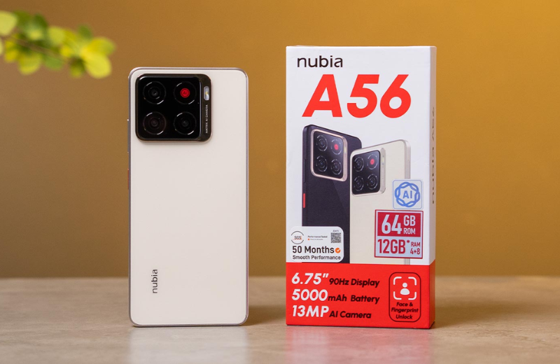 nubia A56 smartphone cơ bản, giá tốt