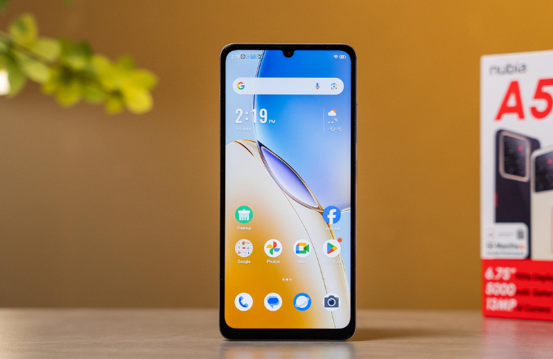nubia A56 đến từ kích thước khá lớn 6,75 inch
