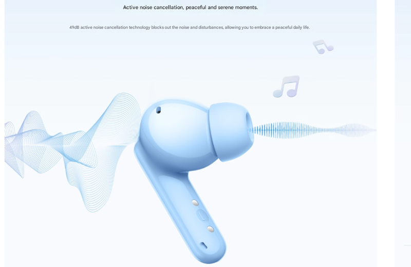 Công nghệ chống ồn chủ động lai với độ sâu tối đa 49dB