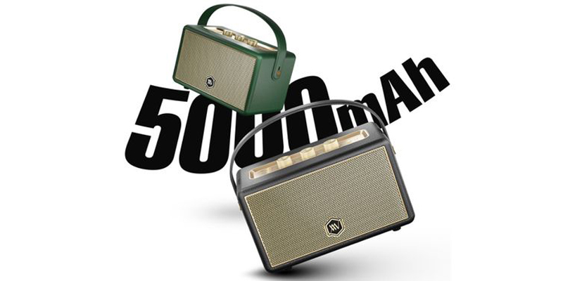 Thời lượng pin đến 34h chơi nhạc với 1/4 công suất