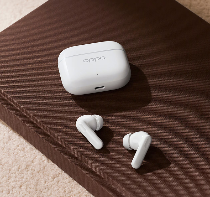 OPPO ENCO Buds 3 Pro có thiết kế đơn giản, đạt chuẩn IP55