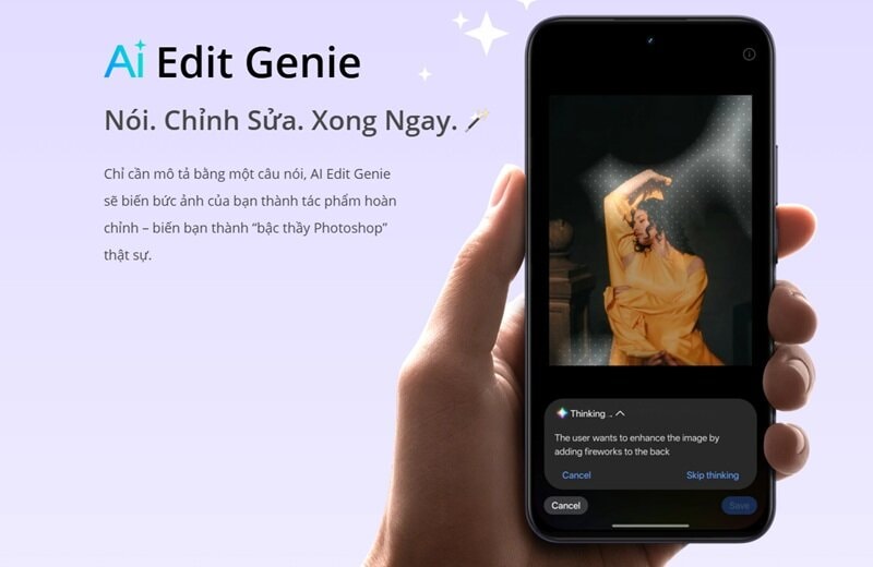 AI Edit Genie hỗ trợ chỉnh ảnh chuyên nghiệp