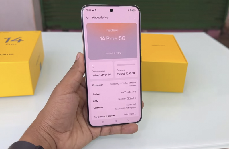 realme 14 Pro Plus dùng chip Qualcomm Snapdragon 7s Gen 3