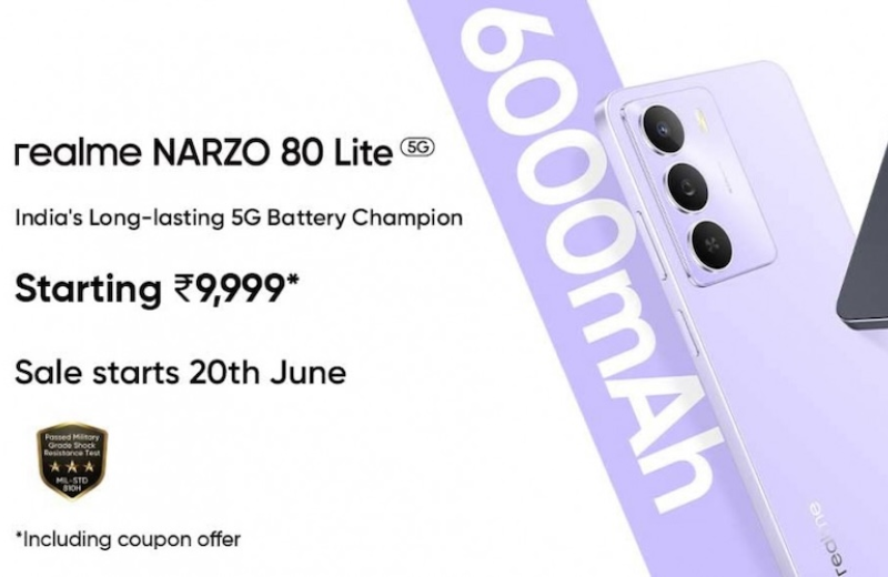 Realme Narzo 80 Lite 5G có giá cực tốt