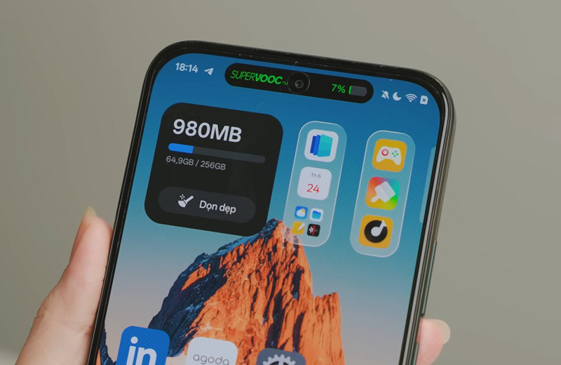 Dung lượng pin Titan đến 7.000 mAh