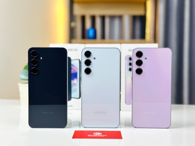 3 bảng màu của galaxy a55 5g 