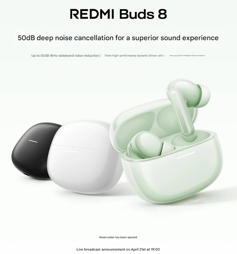 Tai nghe Xiaomi Redmi Buds 8 vừa âm thầm ra mắt
