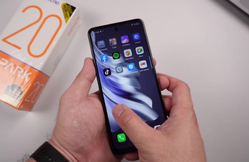 đánh giá hiệu năng tecno spark 20 