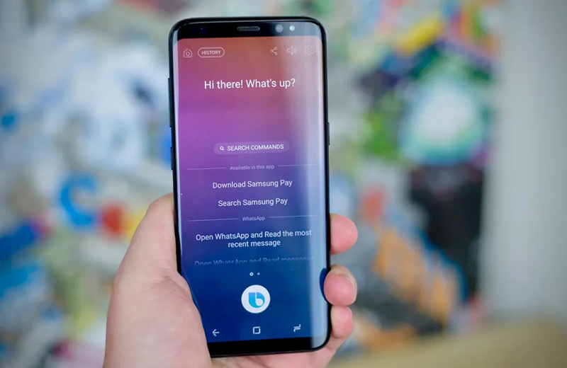 chụp ảnh màn hình điện thoại samsung bixby voice