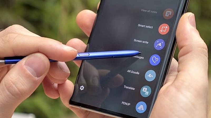 chụp ảnh màn hình điện thoại samsung bút s pen
