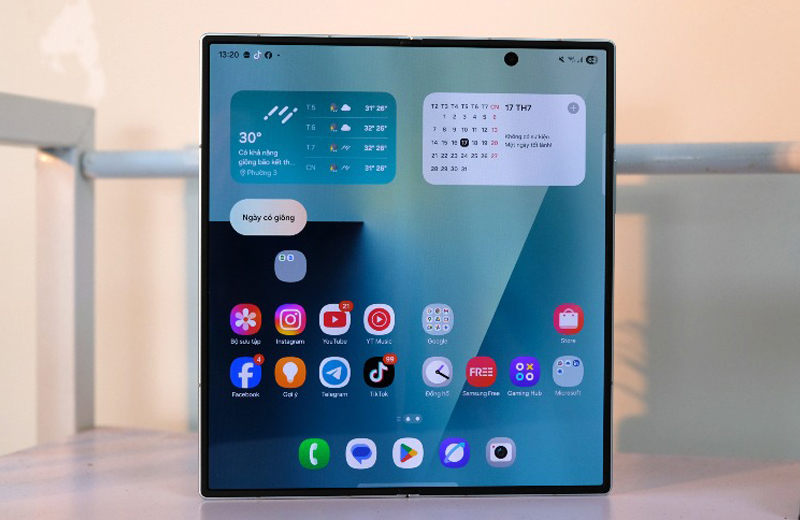 Galaxy Z Fold7 sở hữu đến hai màn hình