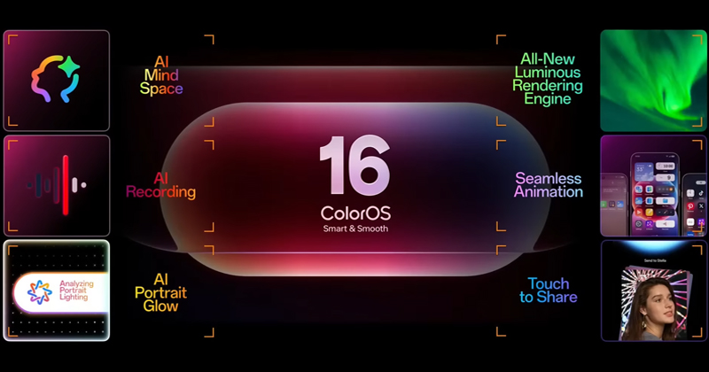 Find X9 Pro chạy ColorOS 16 dựa trên Android 16