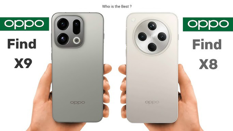 Find X9 vượt trội với viên pin Si-C 7.025mAh