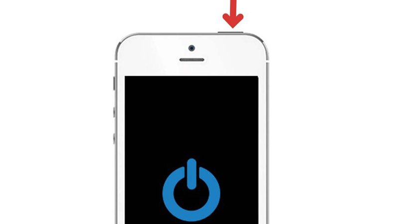 khởi động lại iPhone SE (thế hệ 1) và từ iPhone 5 trở xuống