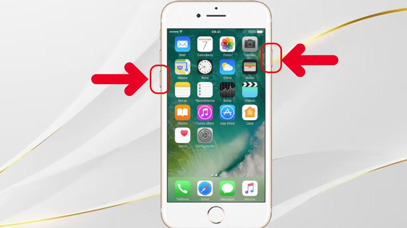 khởi động lại iPhone 6, 7, 8 hoặc SE (thế hệ 2 hoặc 3)