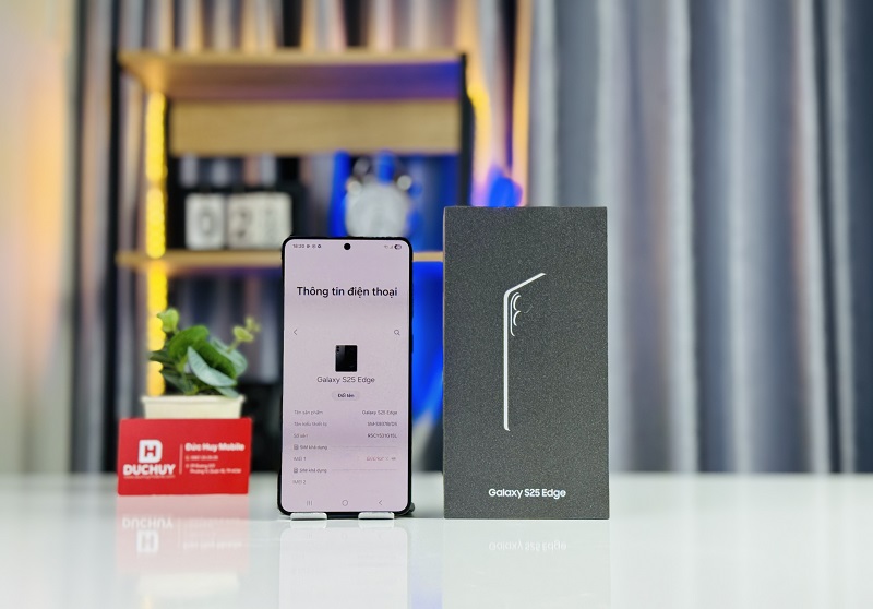 Samsung Galaxy S25 Edge sở hữu khung titanium cao cấp 