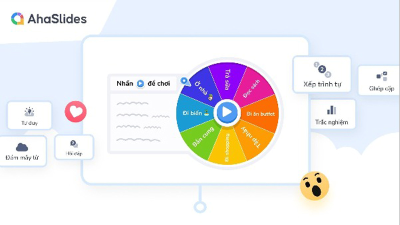 AhaSlides là công cụ hữu ích cho người tổ chức sự kiện