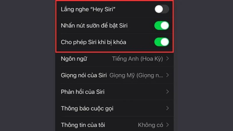 Khởi động lại iPhone qua siri