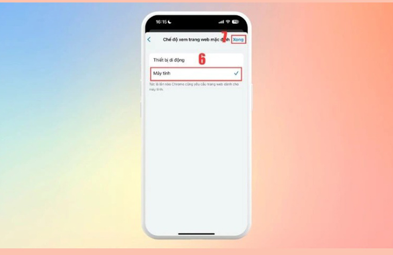 Chọn mục Cài đặt