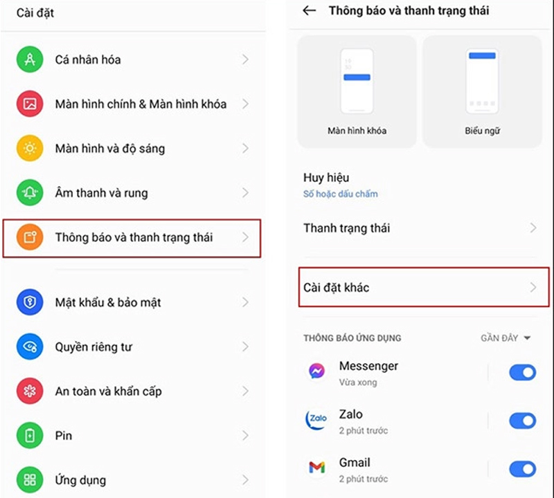 xem tin nhắn đã thu hồi trên Zalo trên điện thoại realme