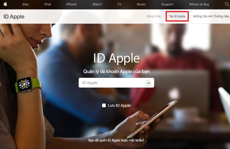 Cách đăng ký tài khoản iCloud trên trình duyệt web