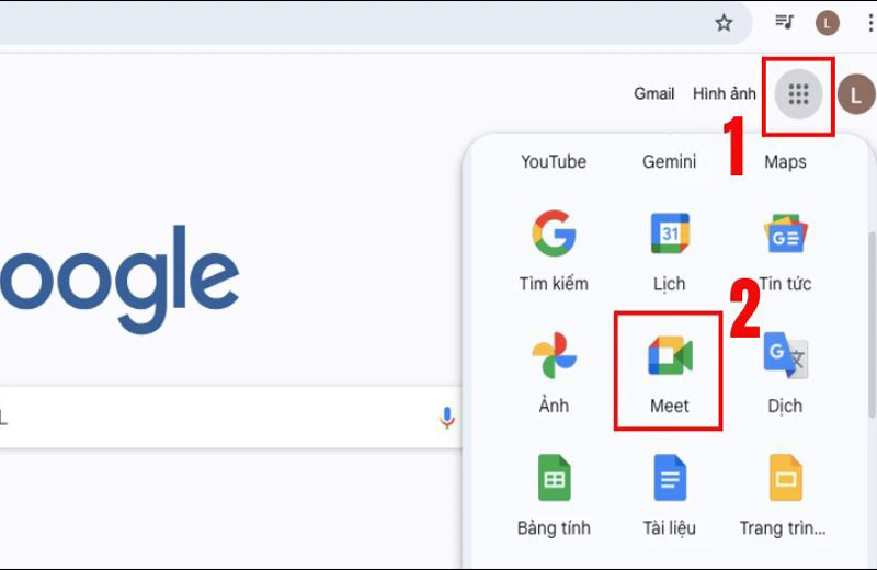 Hướng dẫn cách lên lịch họp vào 1 giờ chiều nay trên Google Meet