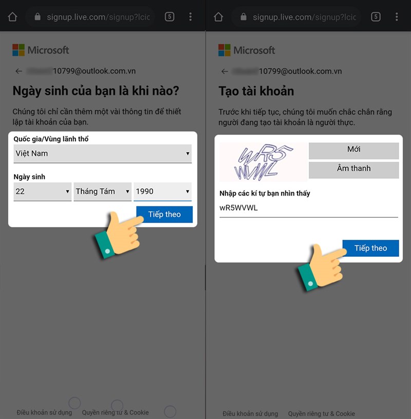 nhập quốc gia, khu vực, ngày tháng năm sinh