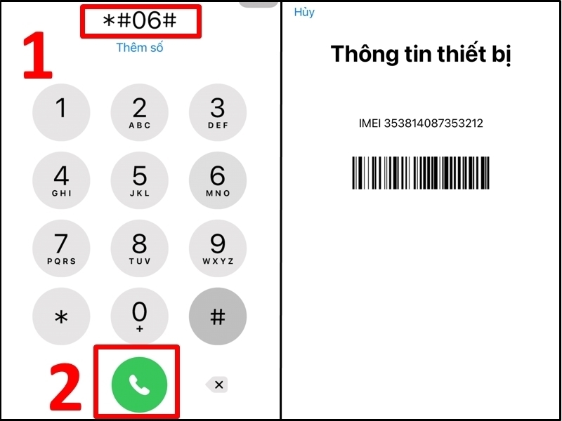 cách xác định số imei trên điện thoại Android