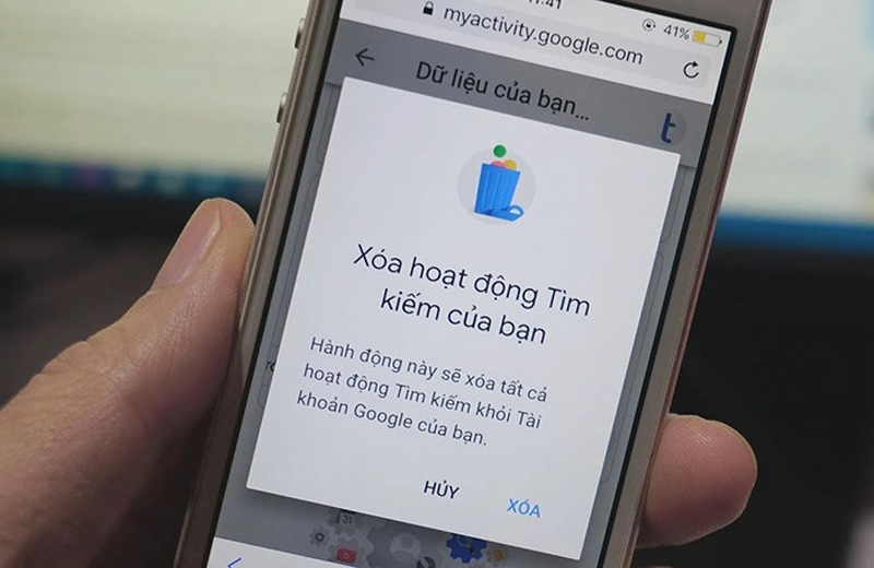 Lý do nên xóa lịch sử tìm kiếm Google trên iPhone?