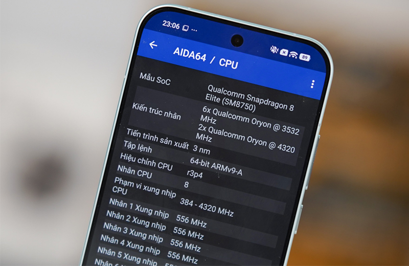 Xiaomi POCO F8 Pro được trang bị chip Snapdragon 8 Elite (3nm)